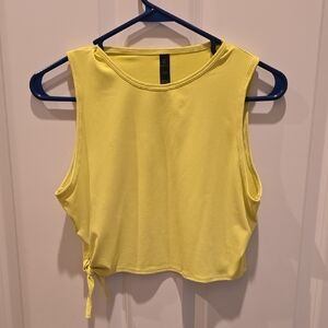 Kyodan Lemon Yellow Crop Top
